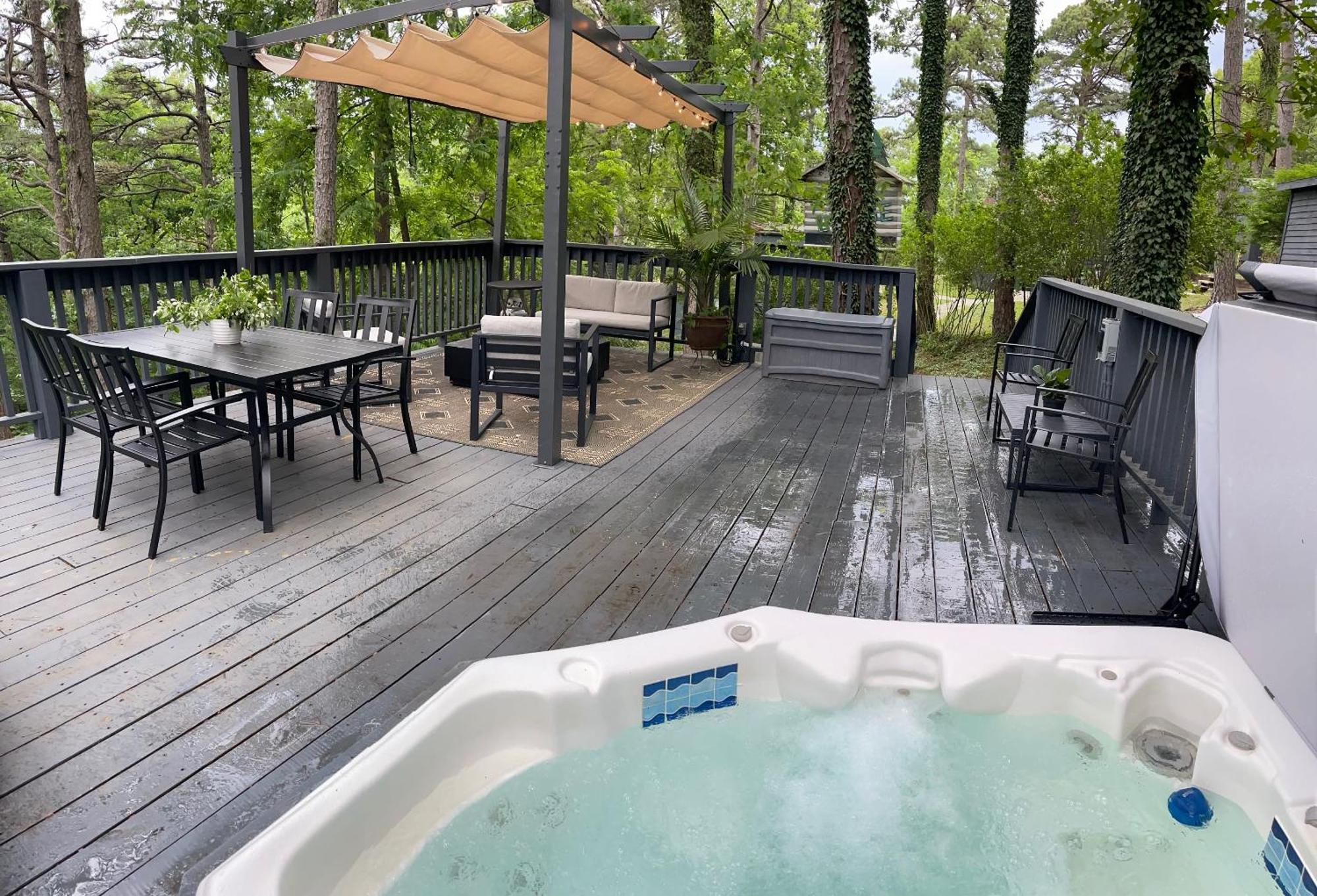 Adventure Cabin 5 - King W Private Hot Tub Villa Eureka Springs Buitenkant foto